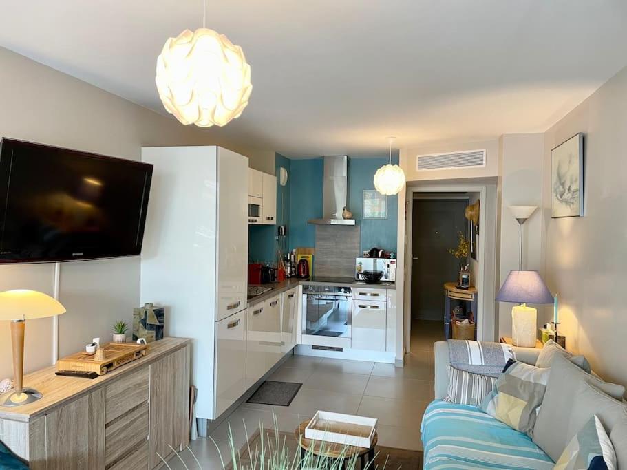 Apartmán 21 - Tres Agreable Rdc Avec Terrasse Et Parking Bandol Exteriér fotografie